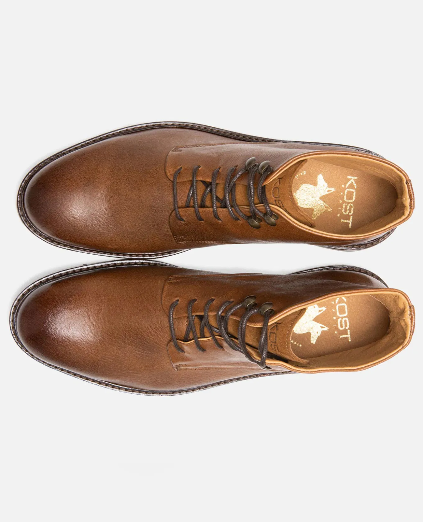 VOGUE VGT Boots cuir tannage végétal Marron