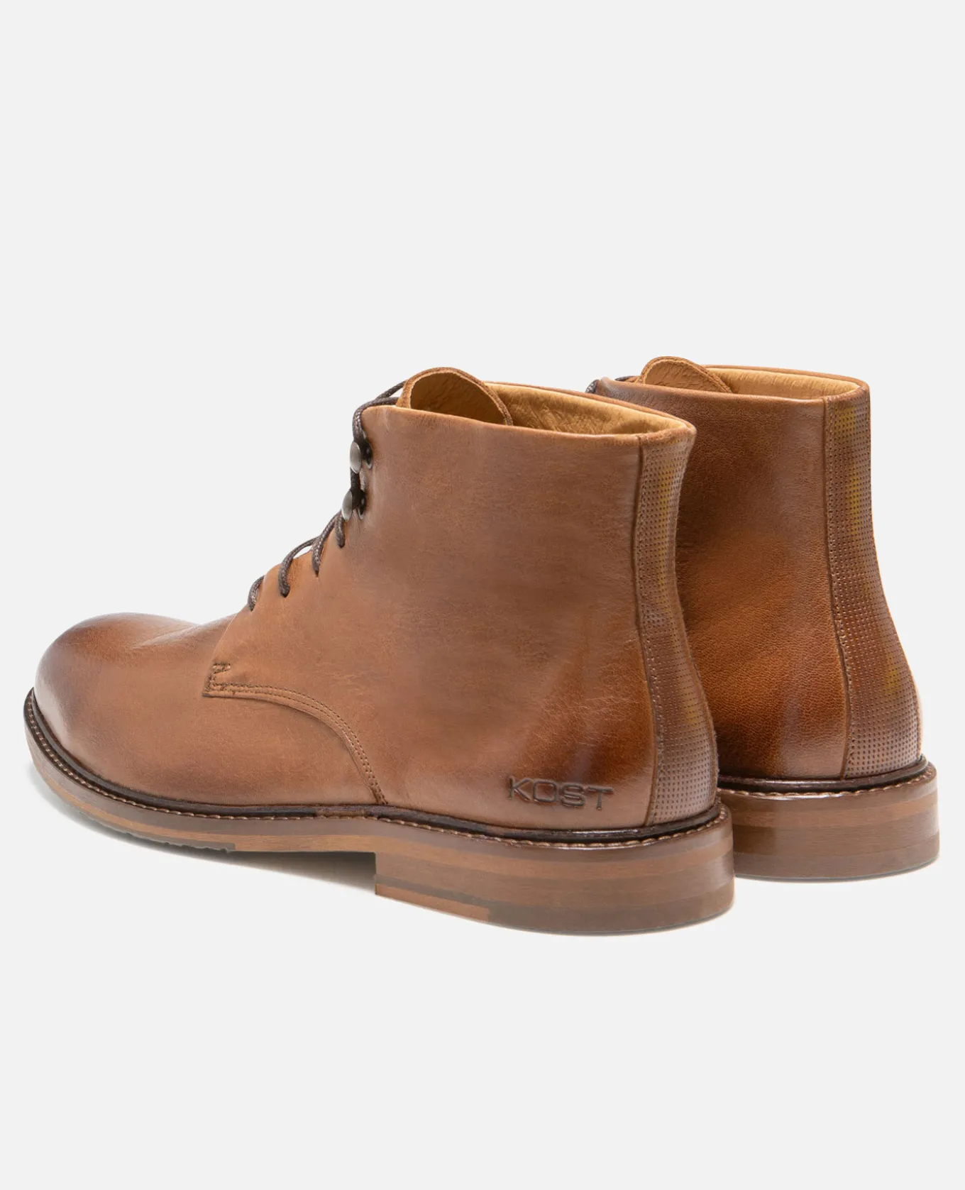 VOGUE VGT Boots cuir tannage végétal Marron