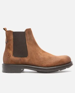 WALTER 59 Chelsea boots Croûte velours Marron Homme