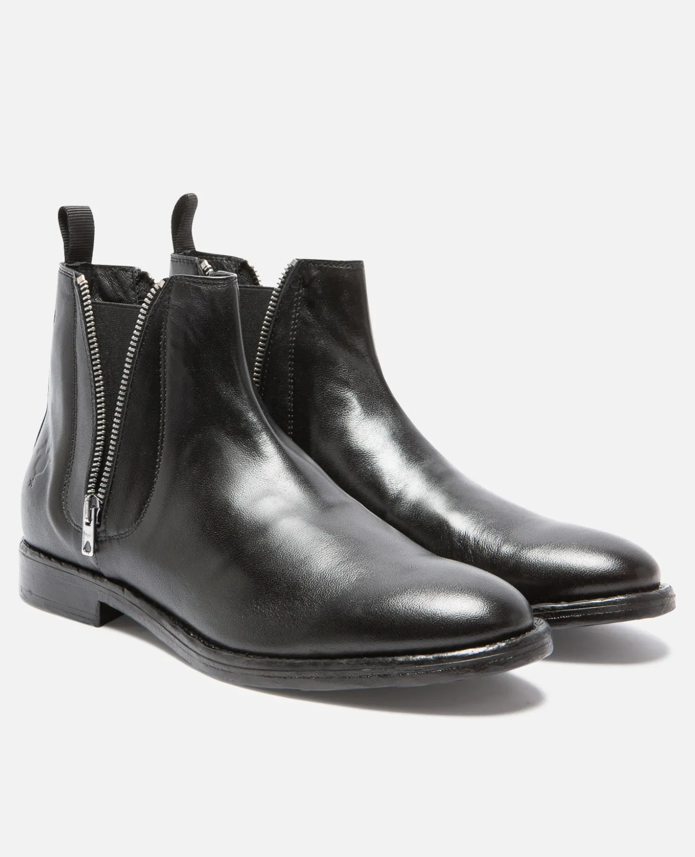 WICKED 16 Chelsea boots Cuir Noir Homme