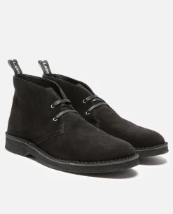 WISE M  Desert Boots Croûte velours Noir Homme