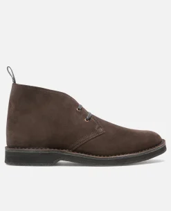 WISE M Desert Boots Croûte velours Marron Homme