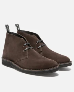 WISE M  Desert Boots Croûte velours Marron Homme