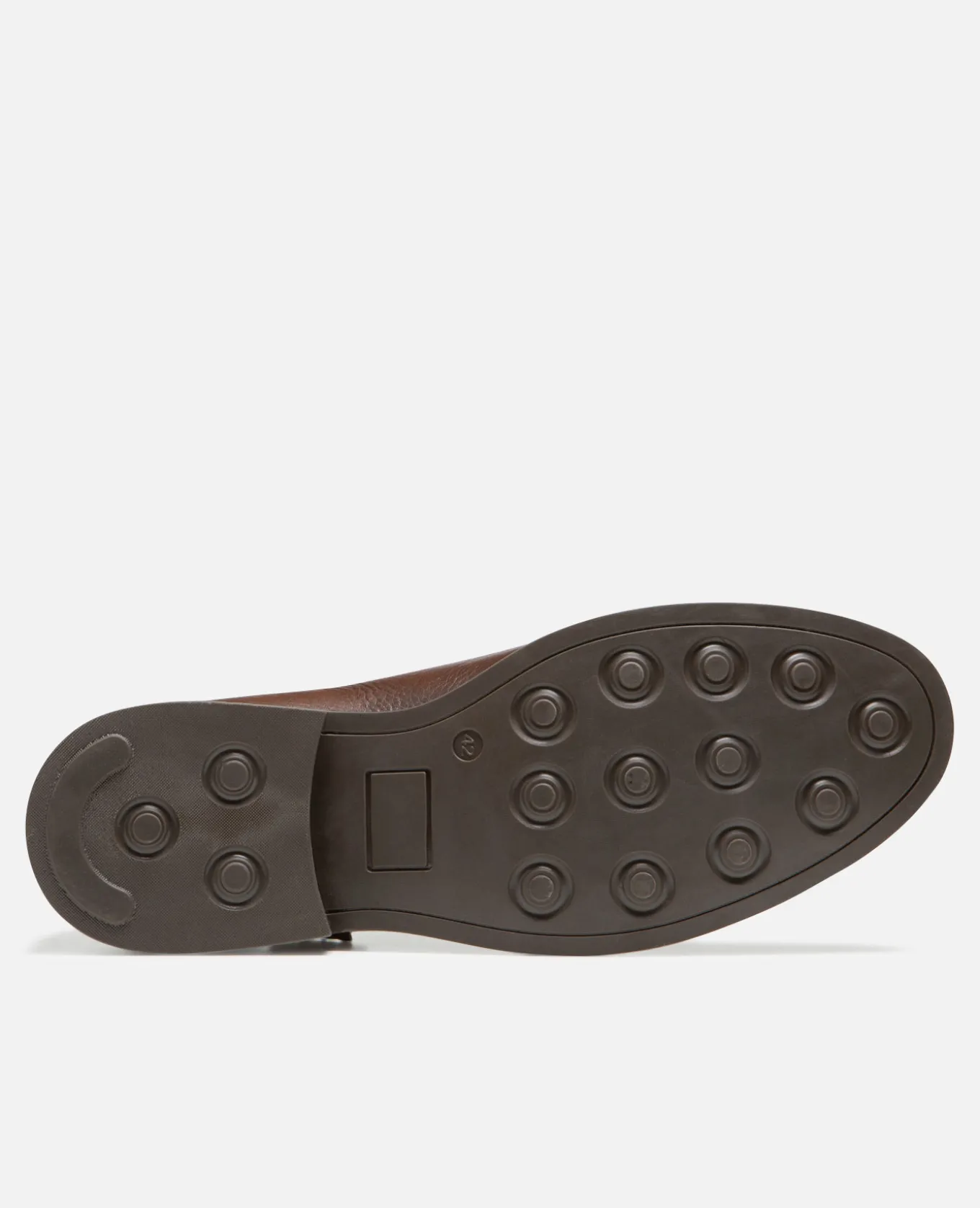 ZELA Derbies style chic vintage cuir chataigne