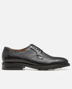 ZELA Derbies style chic vintage cuir noir