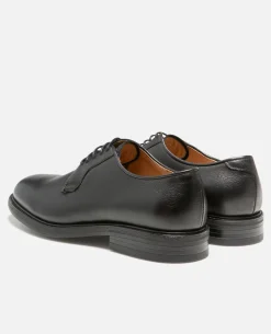 ZELA Derbies style chic vintage cuir noir