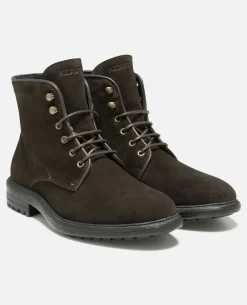 ZENITH  Boots cuir suède chataigne